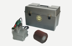 904167RC - 4 inch Electric Rotopeen Wood Kit with 4 inch 80 grit Flap Wheel