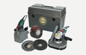 904169RC - 2 inch Electric Wood Kit with Roto-peen, 7 inch Sander and Abrasives