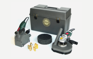 904118 - Electric SP11 7 inch Kit with Roto-peen, Sander, C flaps and Abrasives