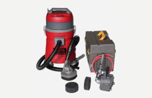 904117 - Air Powered Unique Tool Wood Kit with 10 Gallon Hepa Vac and Abrasives