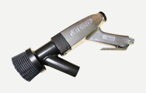 904027 - 3mm Pistol Grip Air Powered Needle Gun Kit With Dust collector Shroud 