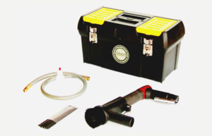 904073 - 3mm Air Powered Recoilless Pistol Grip Needle Gun Kit with Lube Whip