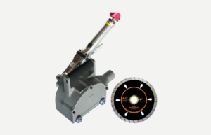 904172 - 2 1/4 inch Air powered Roto-peen Kit with 4 1/2 inch Diamond Turbo Cutting  Blade