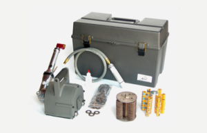 904045 - Air Powered 4 inch Roto-peen Kit with C flaps, Cutters, Abrasive Wheel