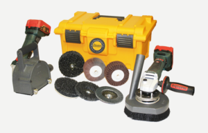 904190 - Cordless Kit with 2 inch Roto-peen, 5 inch Sander and Abrasives