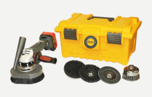 904182 - 5 inch Cordless Sander Kit with and Abrasives and 2-18 Volt Batteries